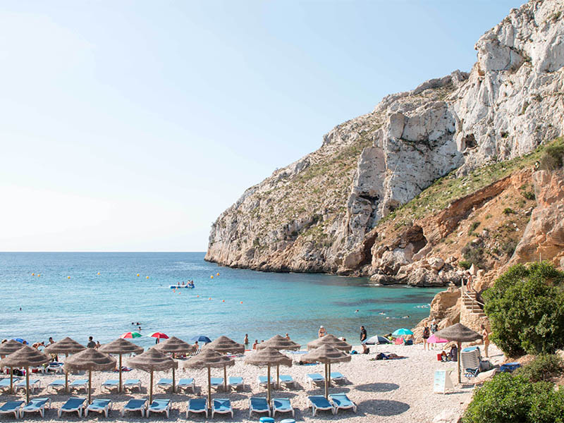 Cala Granadella - 12 playas y calas de Jávea: una para disfrutar cada mes el año 