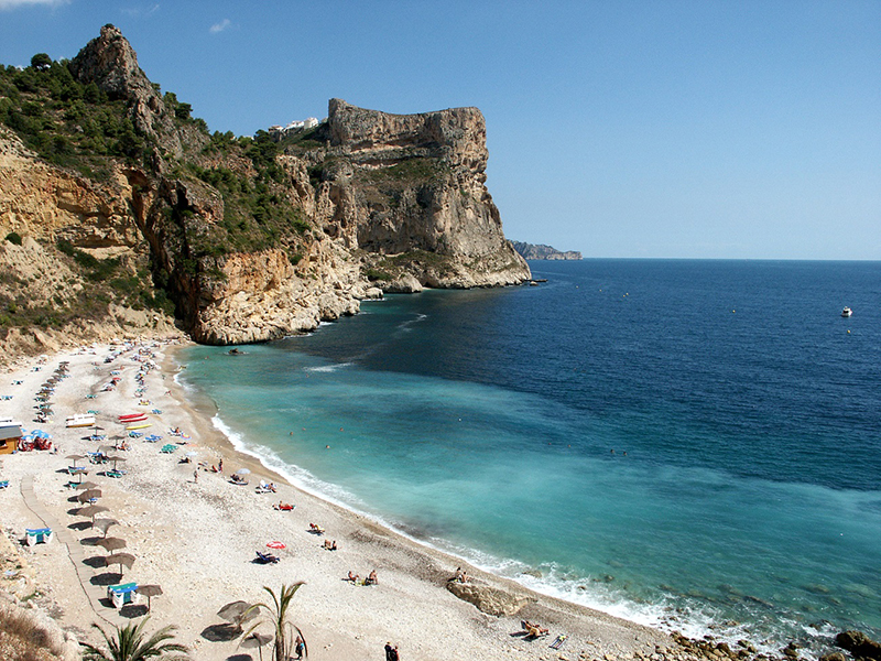 Benitachell, propiedades en la Costa Blanca en las playas con Bandera Azul 2018